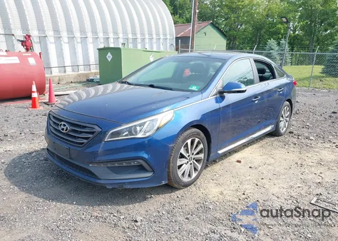 2015 Hyundai Sonata Sport из США, поврежденный, VIN 5NPE34AF7FH031913
